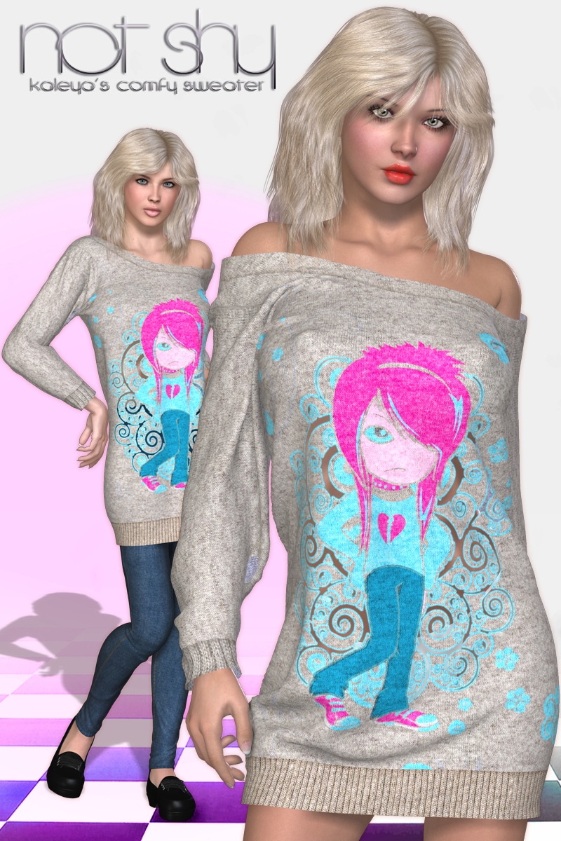 Not Shy - Comfy Sweater by N/A