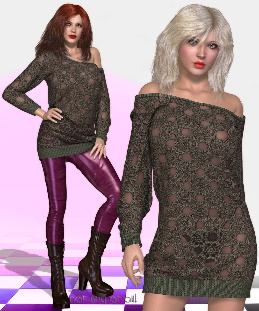 Not Shy - Comfy Sweater by N/A