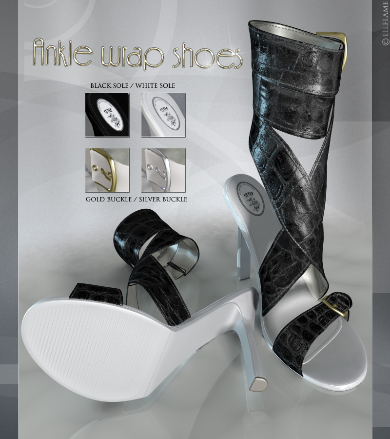 Ankle Wrap Shoes by N/A