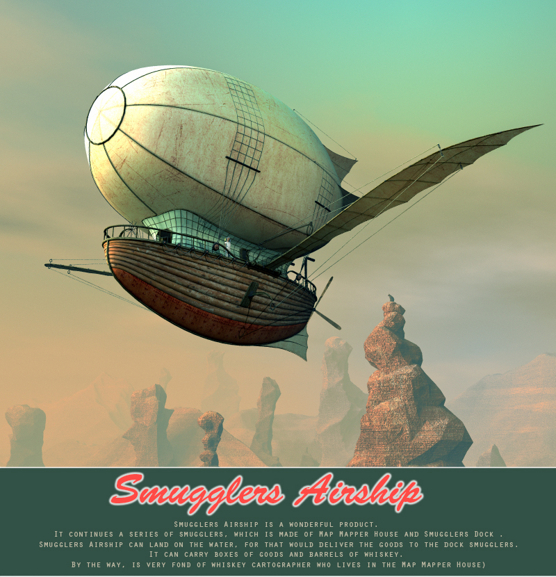 Smugglers Airship by N/A