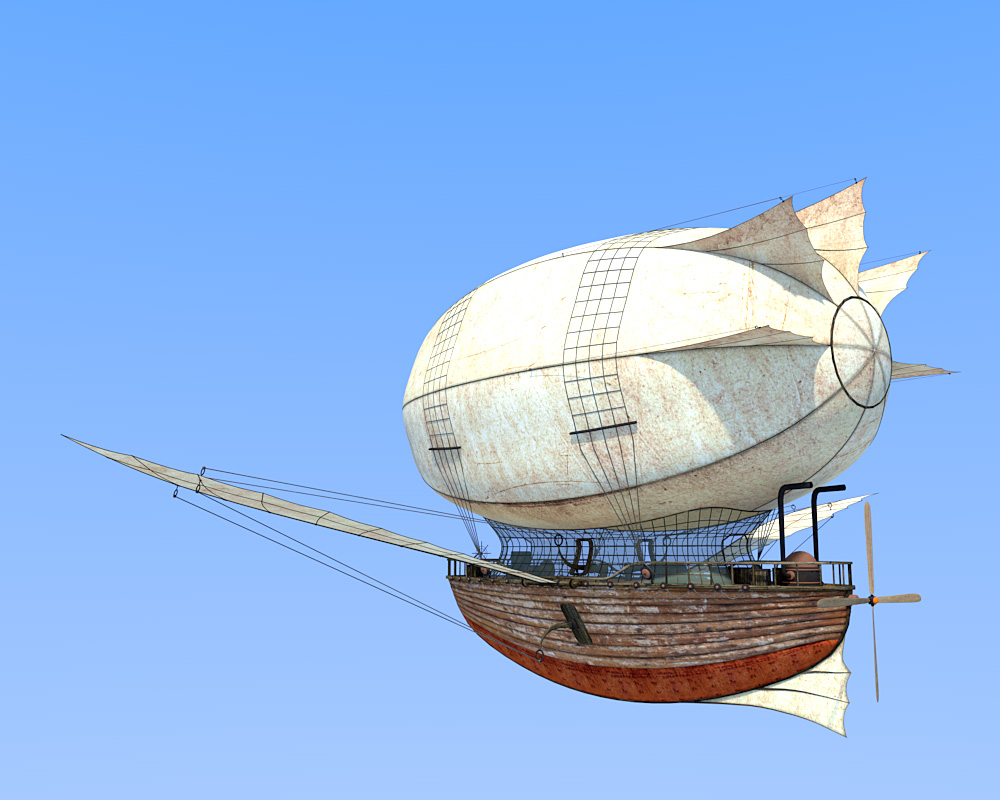 Smugglers Airship by N/A