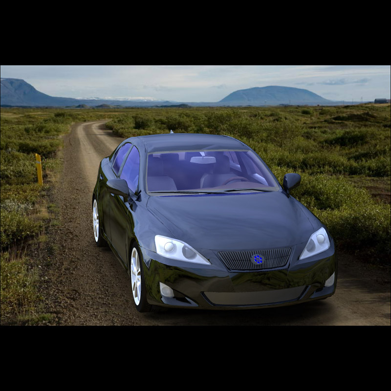 Luxury Sedan Car 2 (for Poser and Vue) by N/A