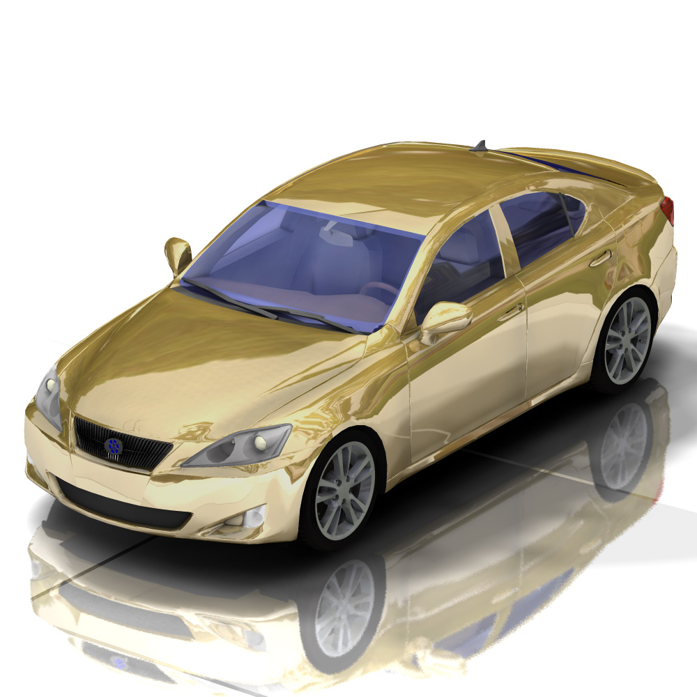 Luxury Sedan Car 2 (for Poser and Vue) by N/A