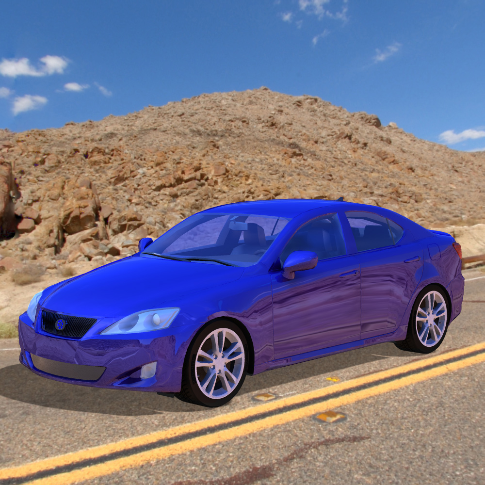 Luxury Sedan Car 2 (for Poser and Vue) by N/A