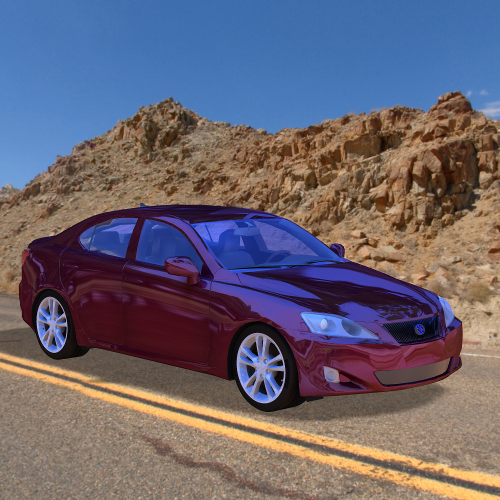 Luxury Sedan Car 2 (for Poser and Vue) by N/A