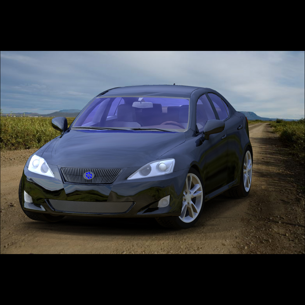 Luxury Sedan Car 2 (for Poser and Vue) by N/A