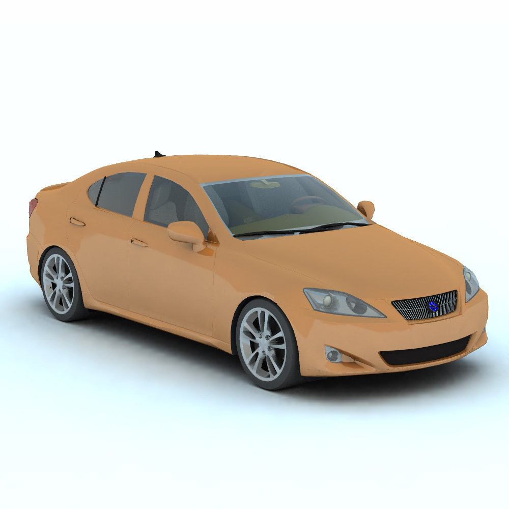 Luxury Sedan Car 2 (for Poser and Vue) by N/A