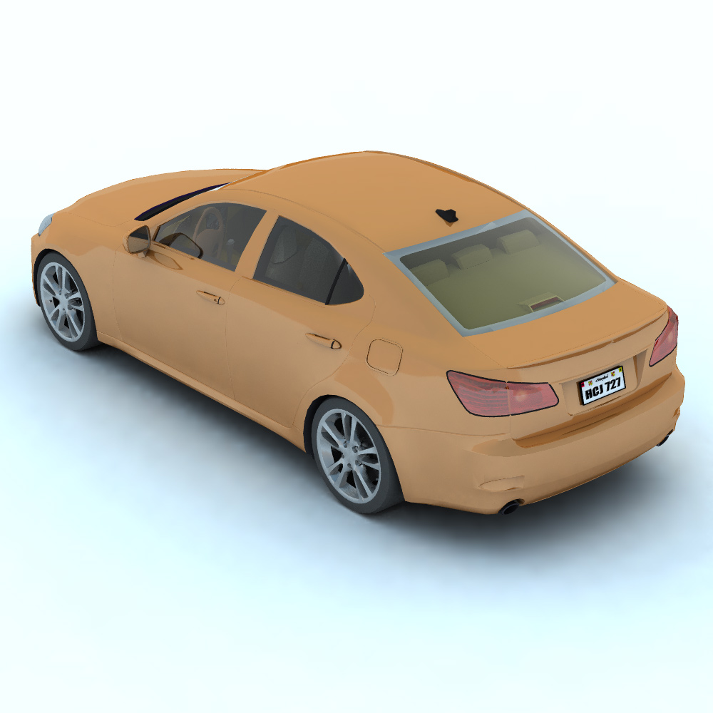 Luxury Sedan Car 2 (for Poser and Vue) by N/A