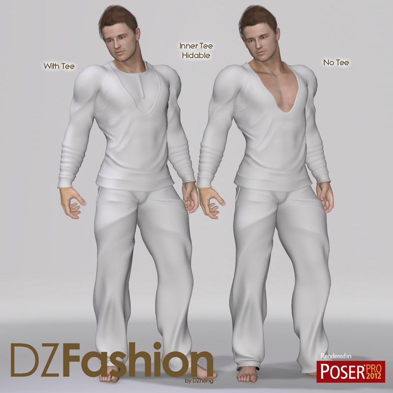 DZ LayeredV Top for M4H4Guy4 by N/A
