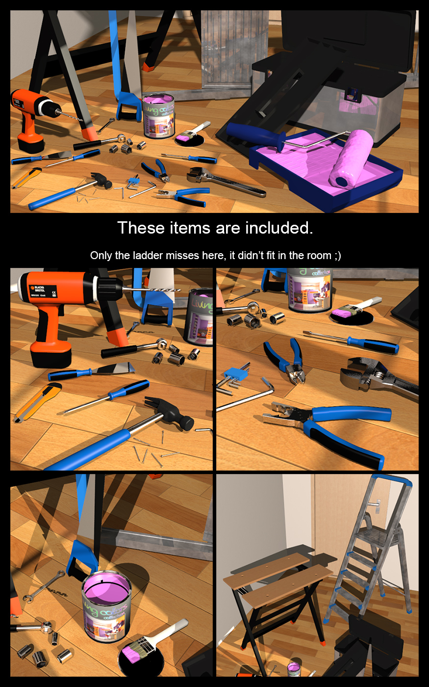 Do it yourself scene & tools set by N/A
