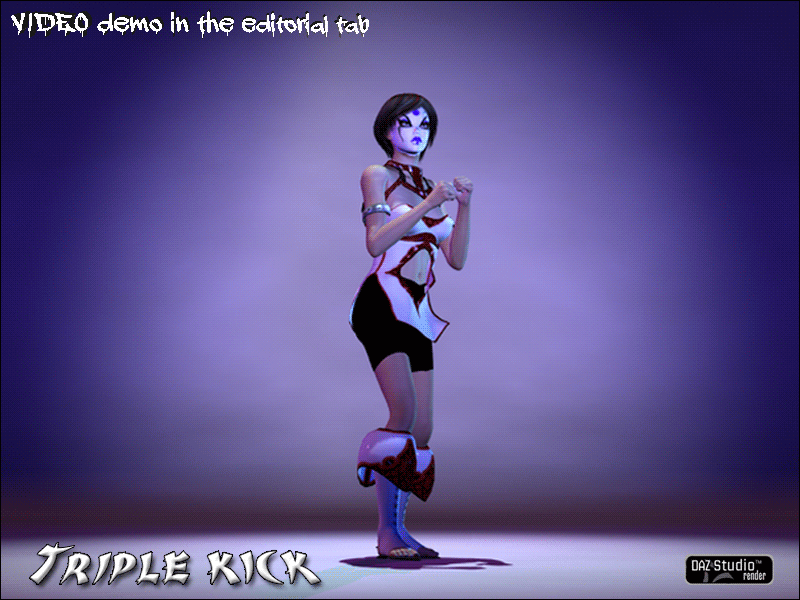 Rhapsody Karate Kicks aniBlocks for V4 by N/A
