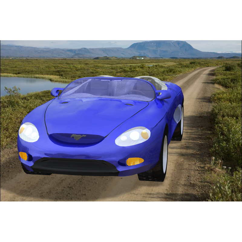 Mustang Mark III (for Poser) by N/A
