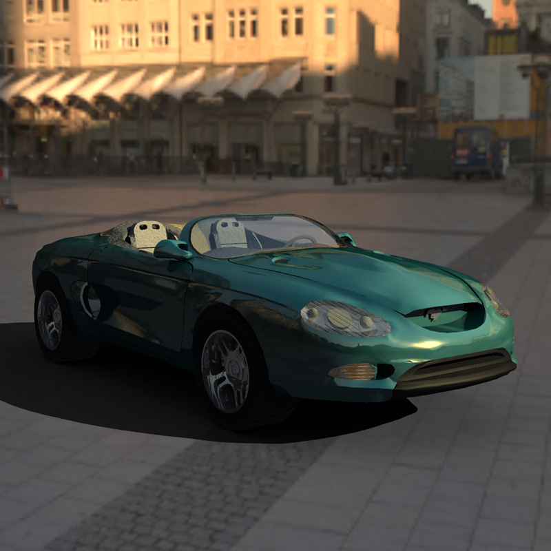 Mustang Mark III (for Poser) by N/A
