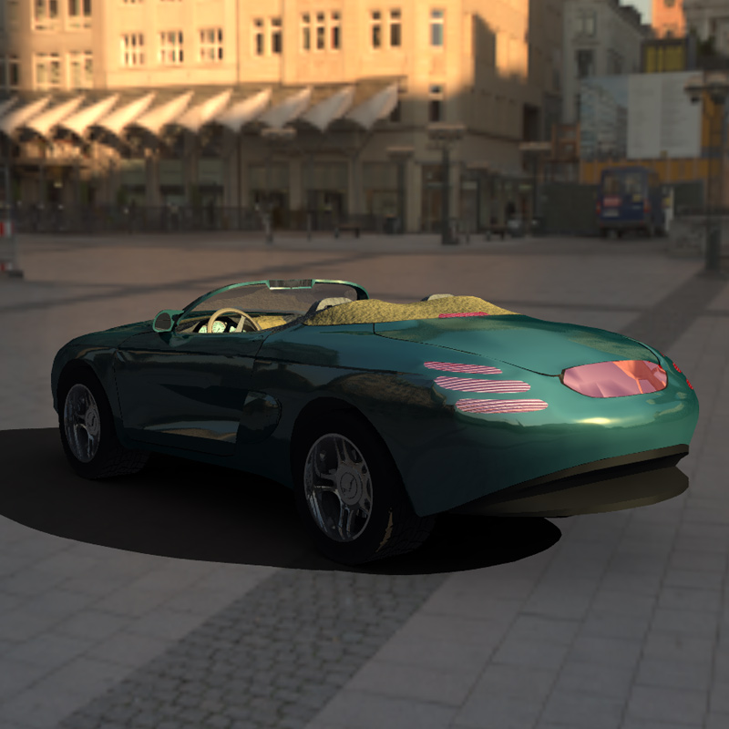 Mustang Mark III (for Poser) by N/A