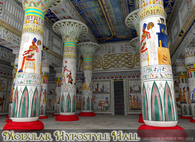 Hypostyle hall by N/A