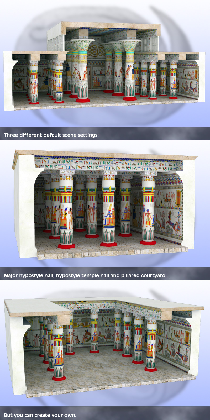 Hypostyle hall by N/A