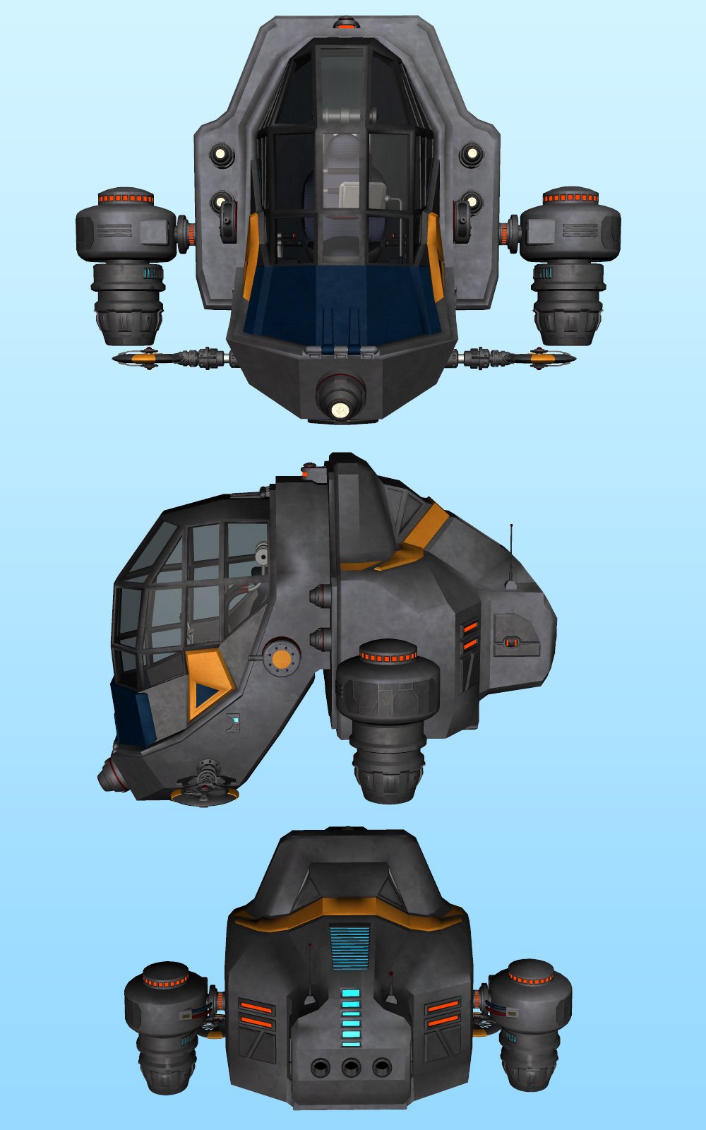 Scifi Explorer Flitter by N/A