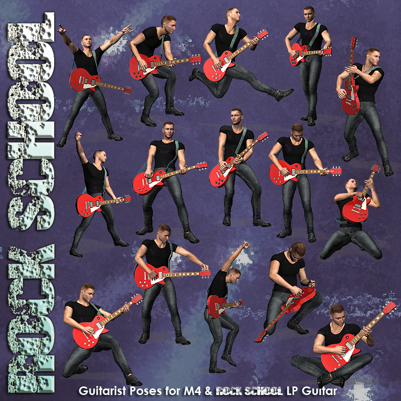 Rock School M4 LP poses by N/A
