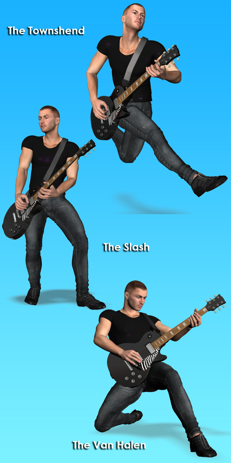 Rock School M4 LP poses by N/A