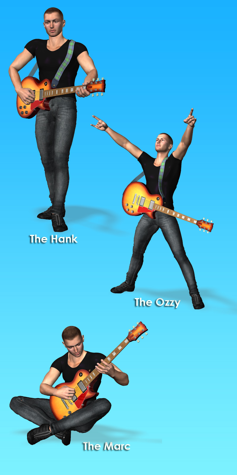 Rock School M4 LP poses by N/A