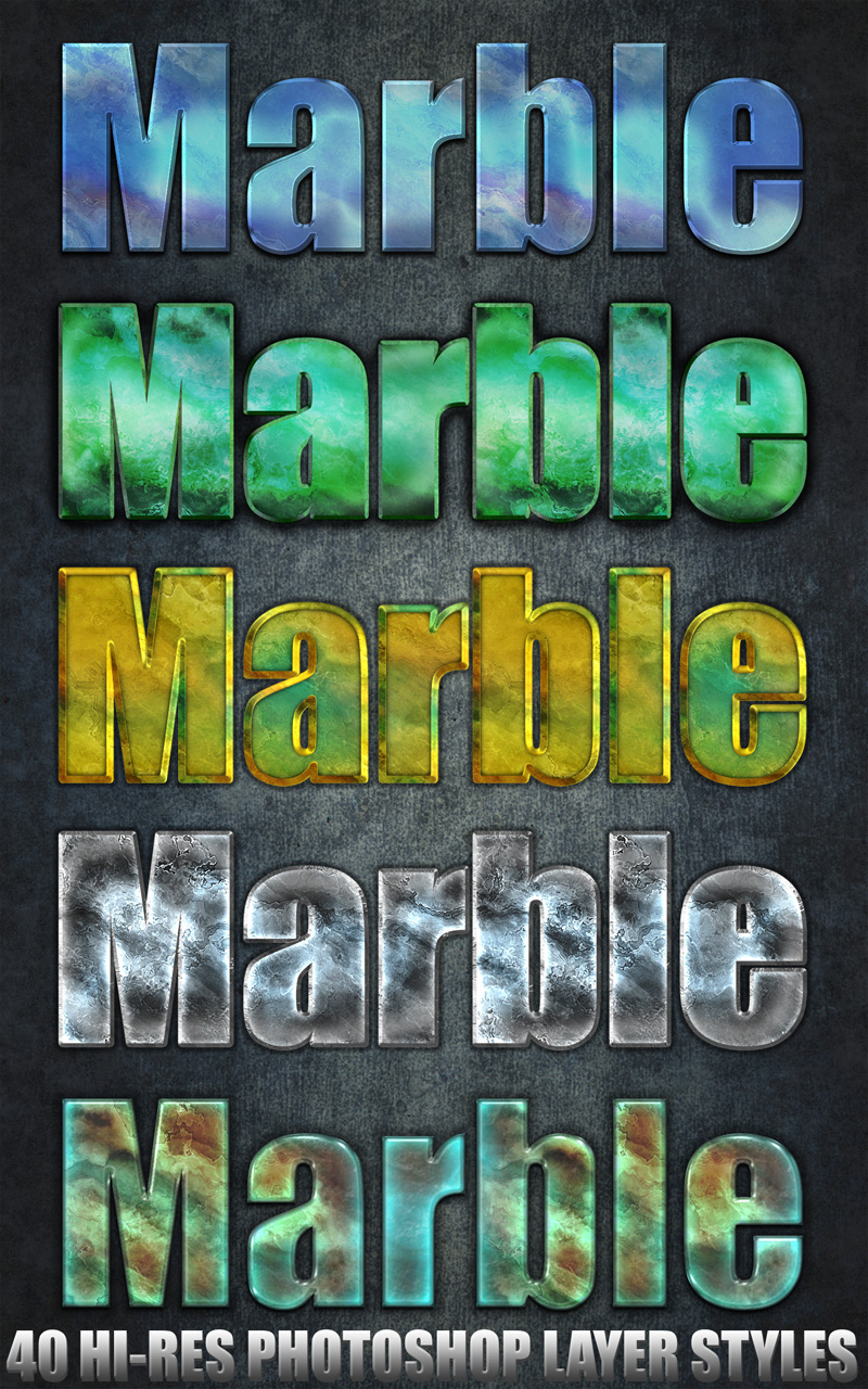 Marble - Photoshop Styles by N/A