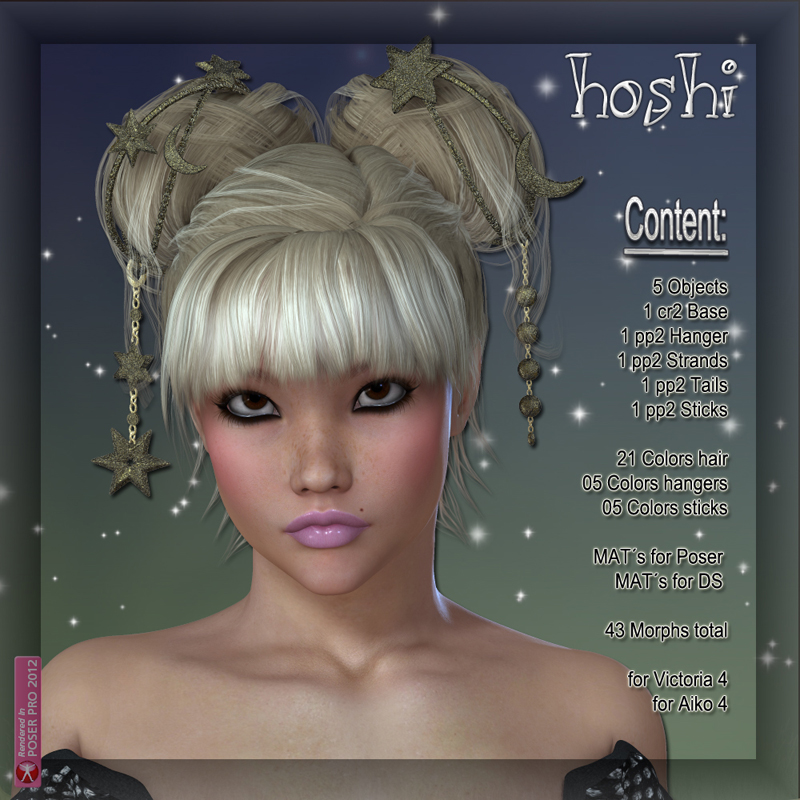 Hoshi Hair for V4 by N/A