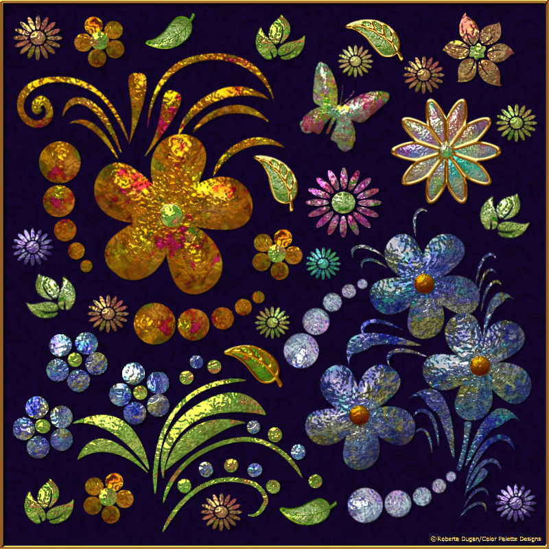 Spring Impressions Layer Styles by N/A