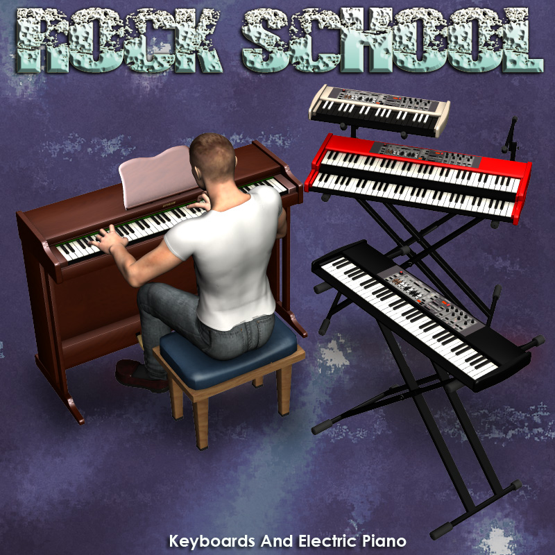 Rock School KeyBoards by N/A