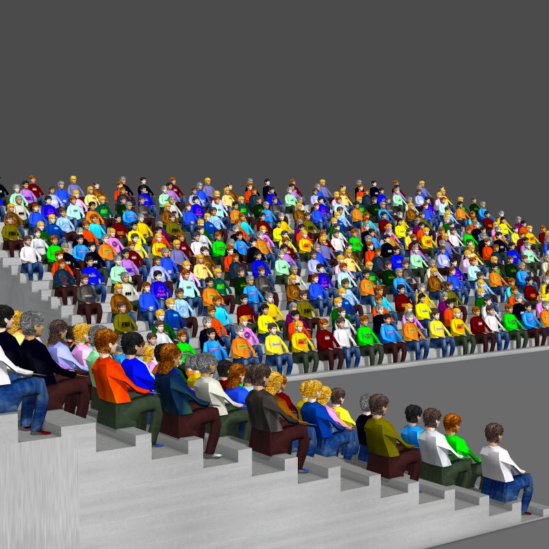Bleacher people by N/A