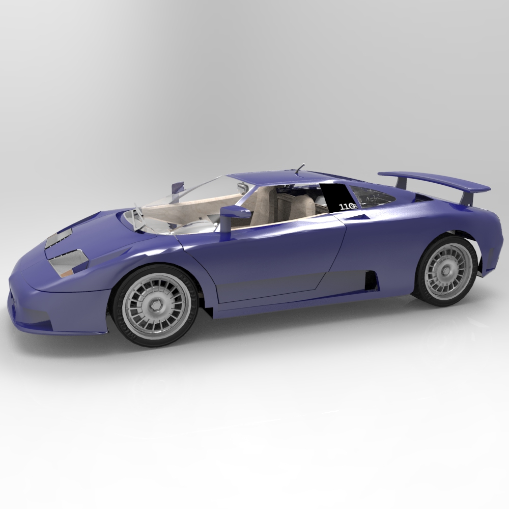Bugatti EB 110  for 3D Studio Max by N/A