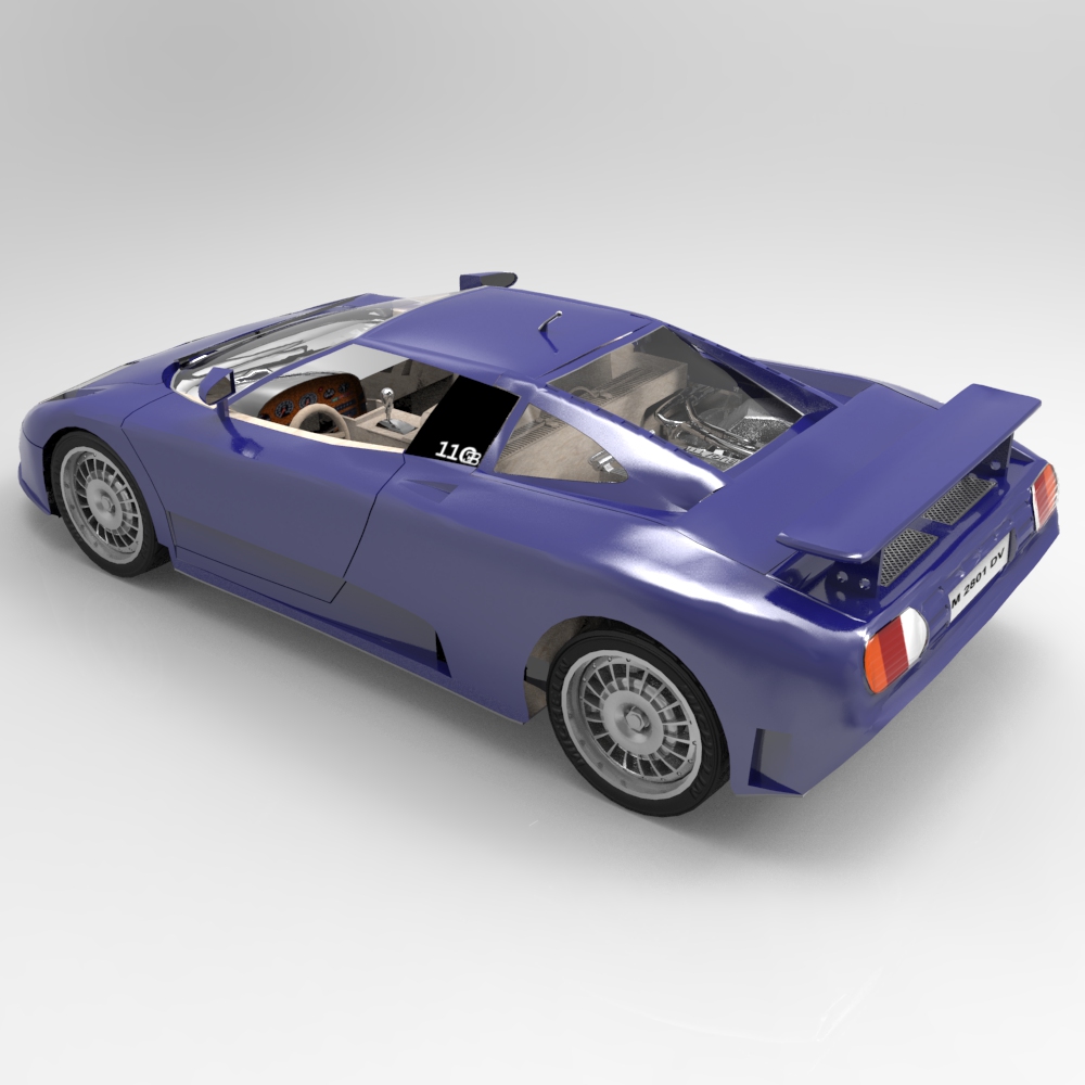Bugatti EB 110  for 3D Studio Max by N/A