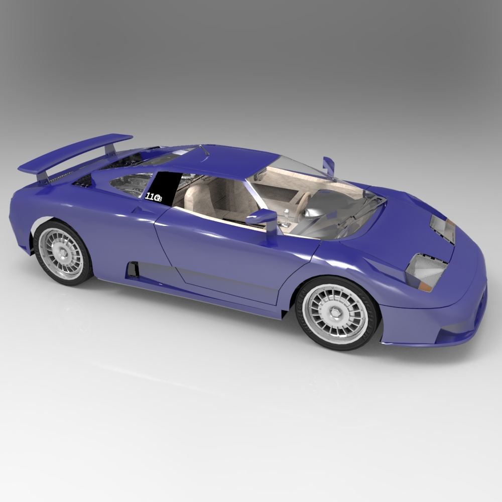 Bugatti EB 110  for 3D Studio Max by N/A