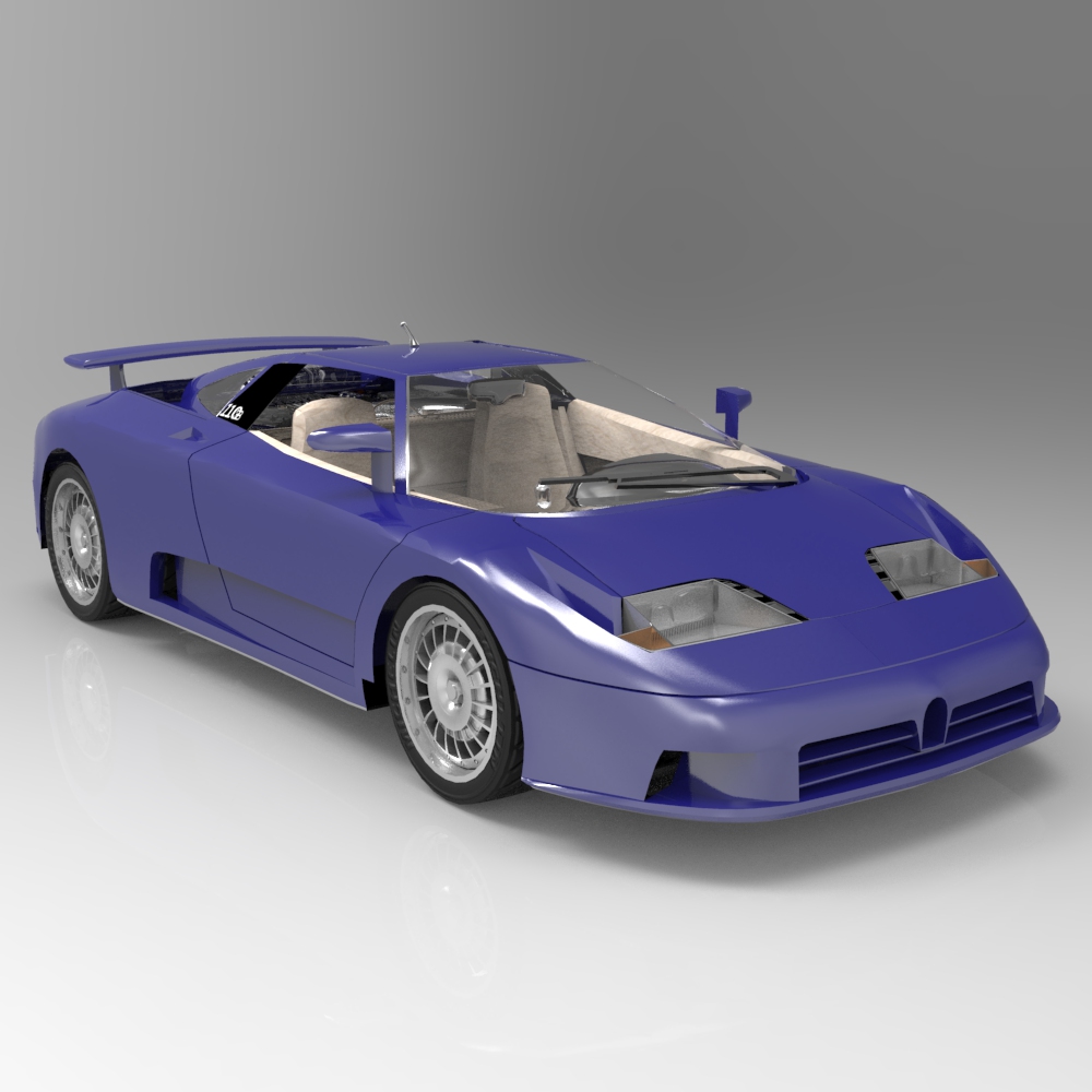Bugatti EB 110  for 3D Studio Max by N/A