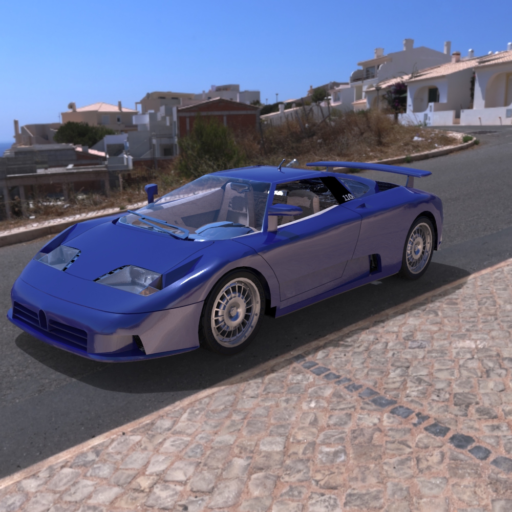 Bugatti EB 110  for 3D Studio Max by N/A