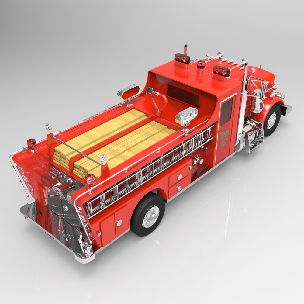 Firefight Truck (for 3D Studio Max) by N/A