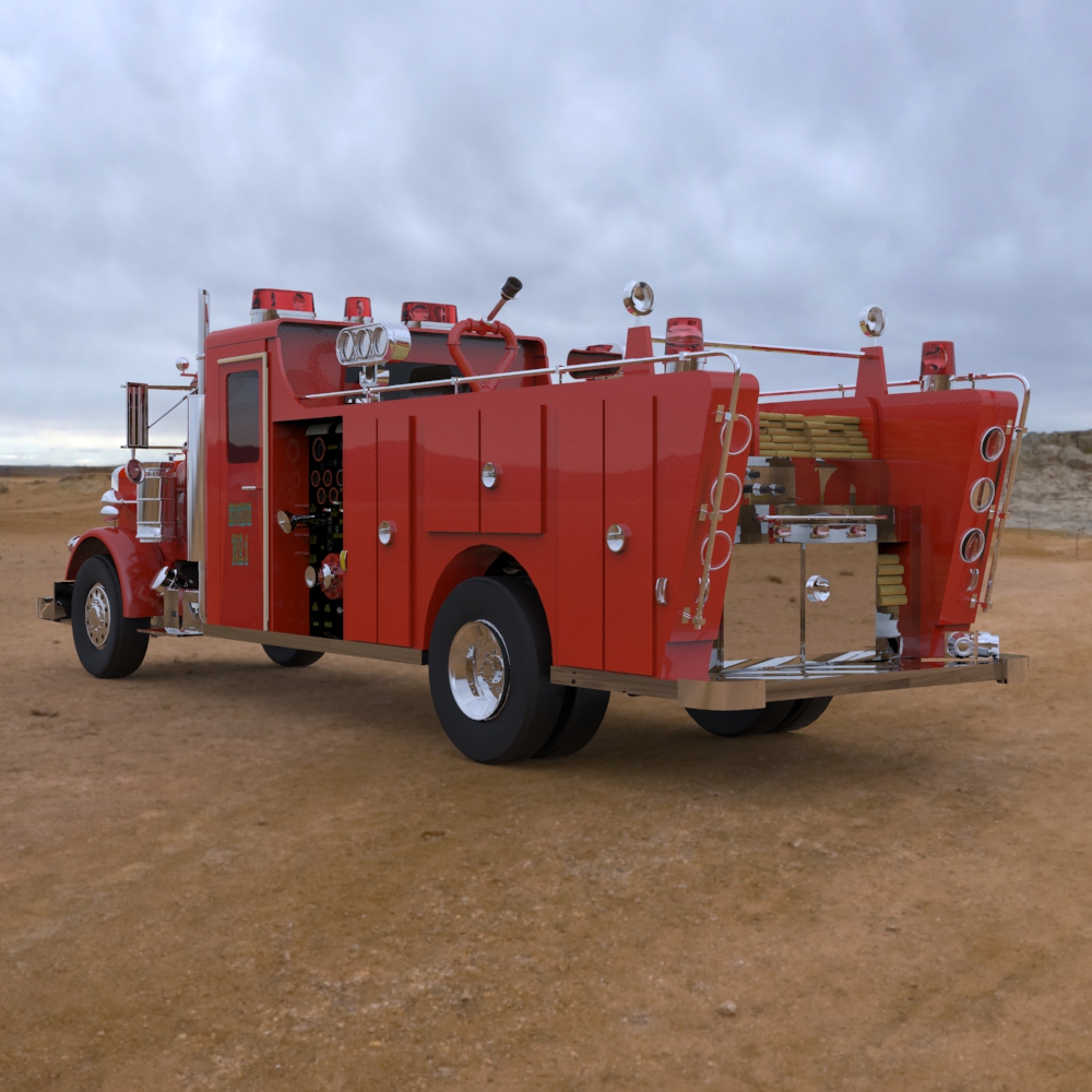 Firefight Truck (for 3D Studio Max) by N/A