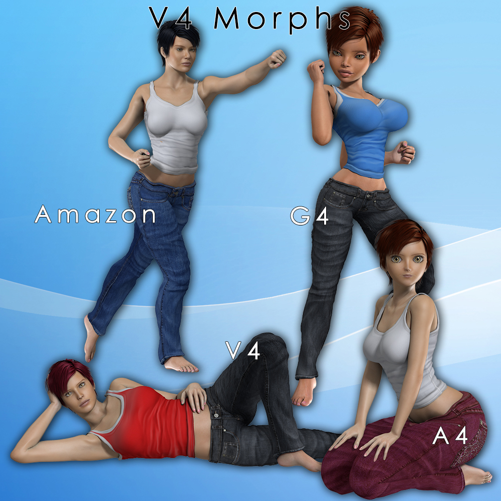 Slide3D Francesca Jeans & TankTop by N/A