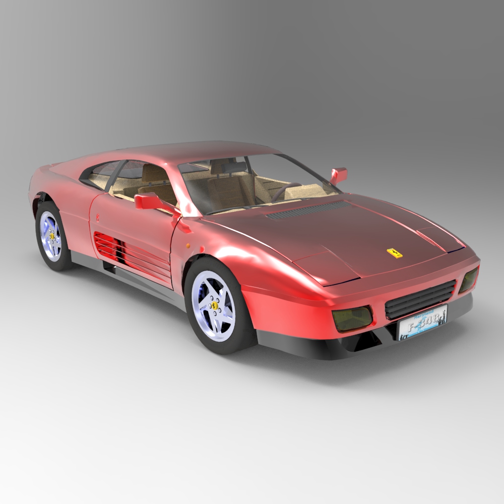 Ferrari 348T (for 3D Studio Max) by N/A
