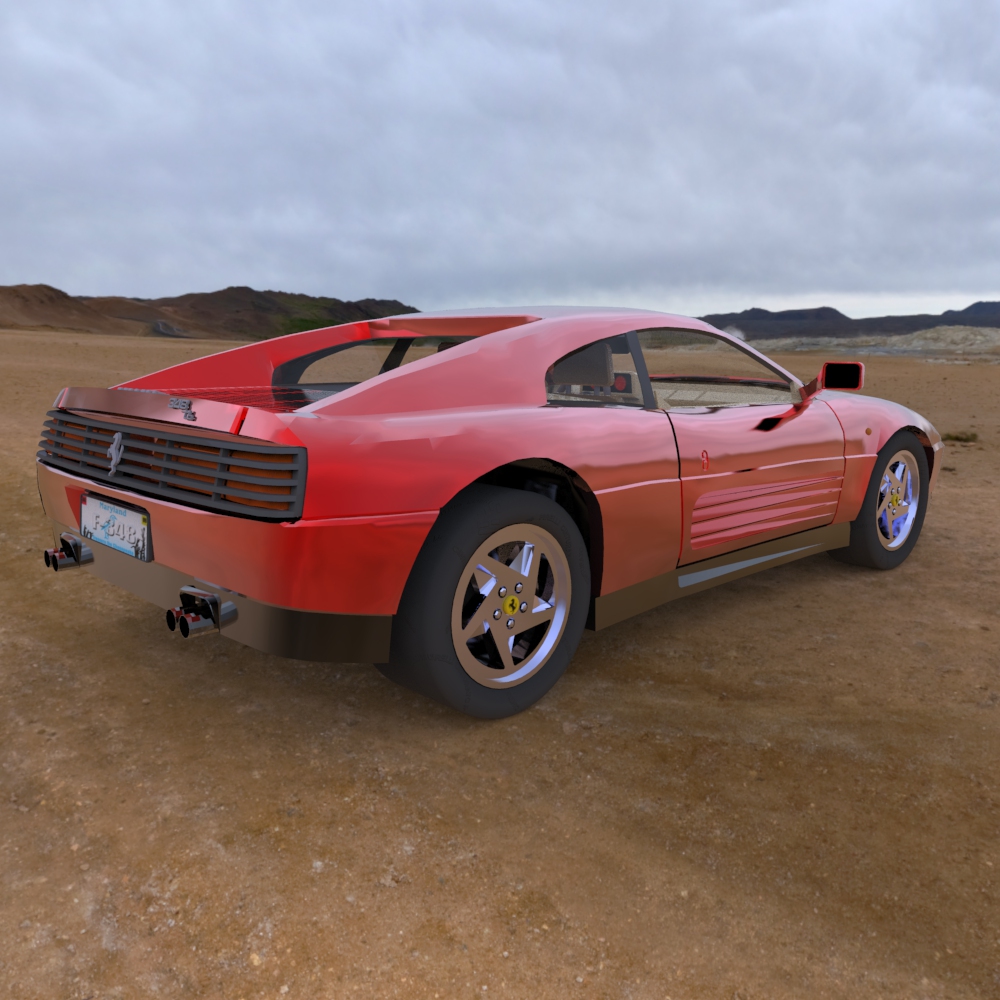 Ferrari 348T (for 3D Studio Max) by N/A