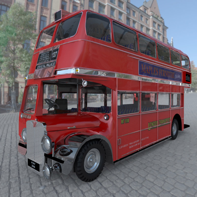 Bus AEC London  for 3D Studio Max by N/A