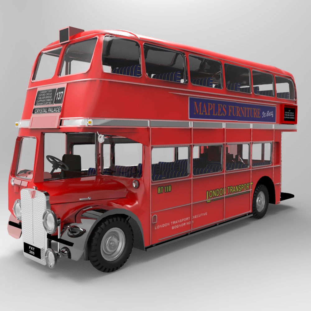 Bus AEC London  for 3D Studio Max by N/A