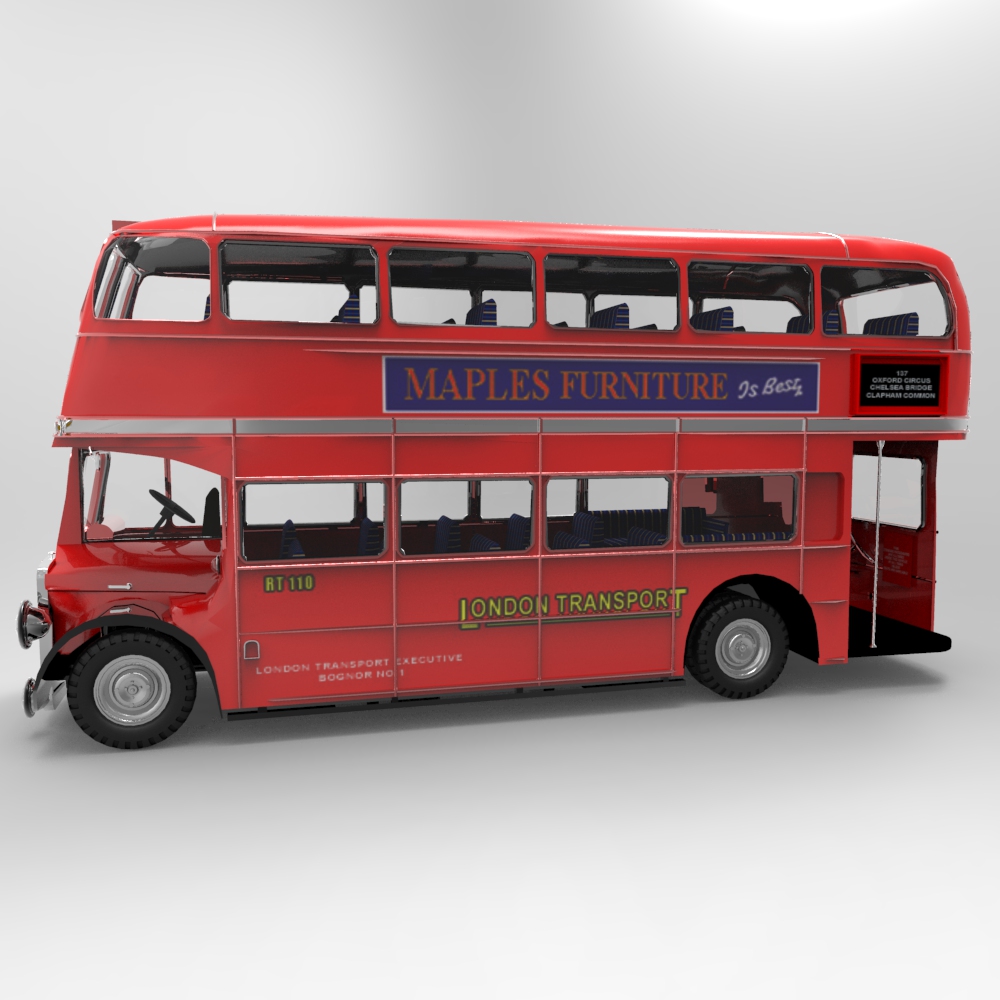 Bus AEC London  for 3D Studio Max by N/A