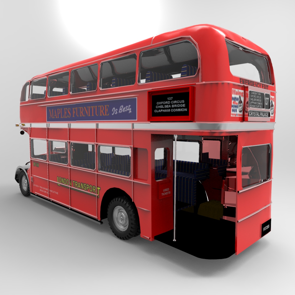 Bus AEC London  for 3D Studio Max by N/A