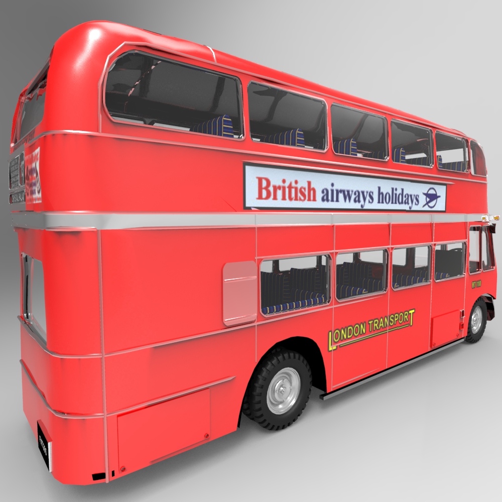 Bus AEC London  for 3D Studio Max by N/A