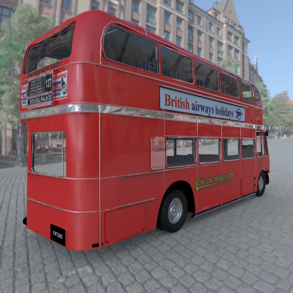 Bus AEC London  for 3D Studio Max by N/A