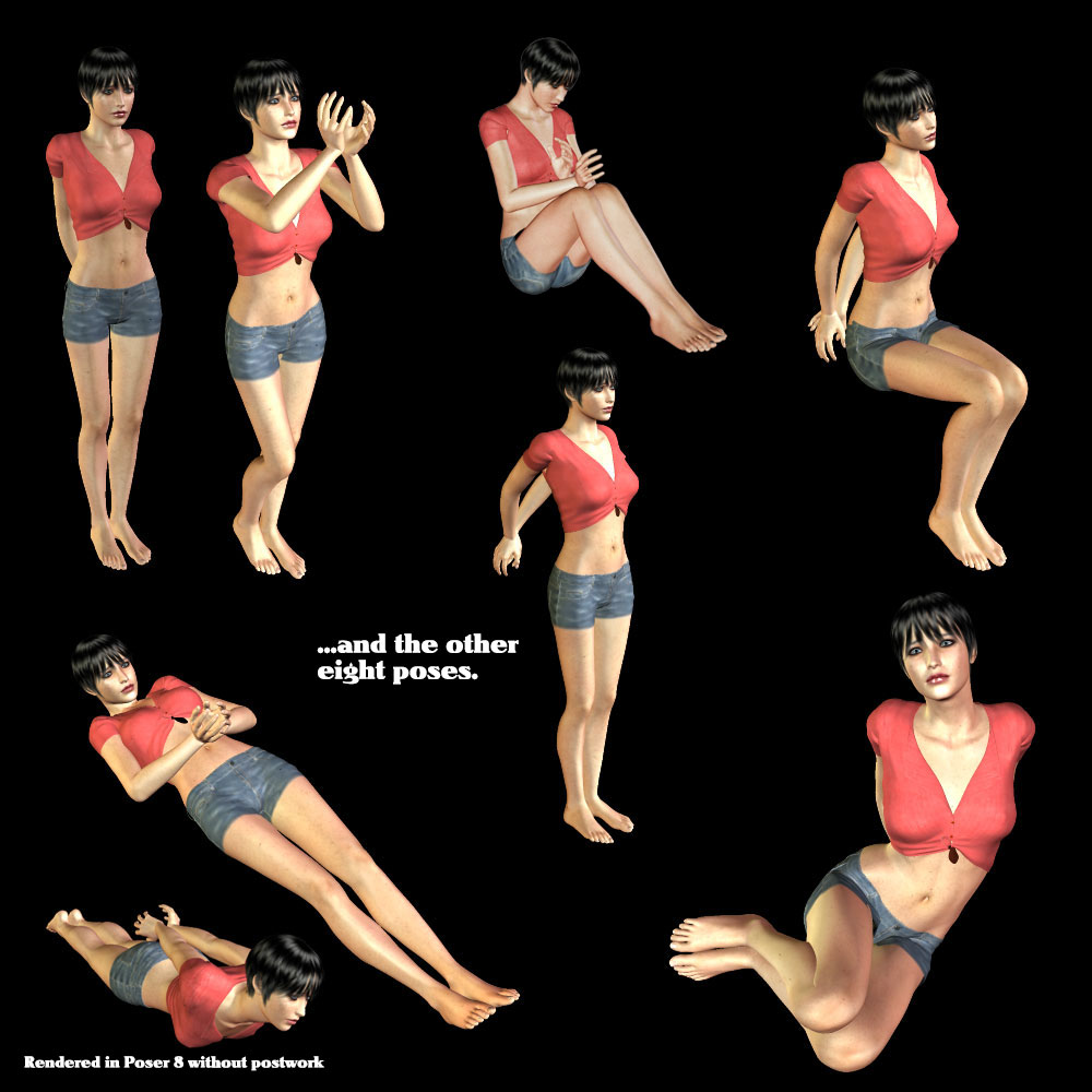 Damsel in Distress Poses for V4 by N/A