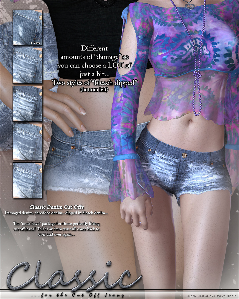 Classic Cut Off Jeanz by N/A
