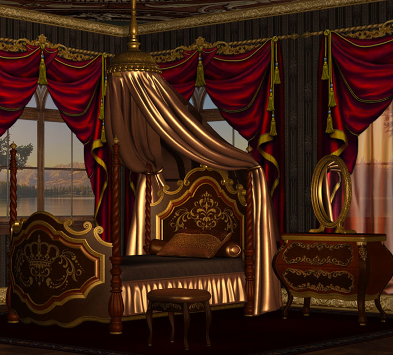 Add-on textures for Montespan Bedroom by N/A