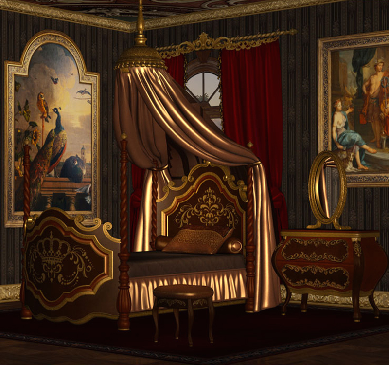 Add-on textures for Montespan Bedroom by N/A