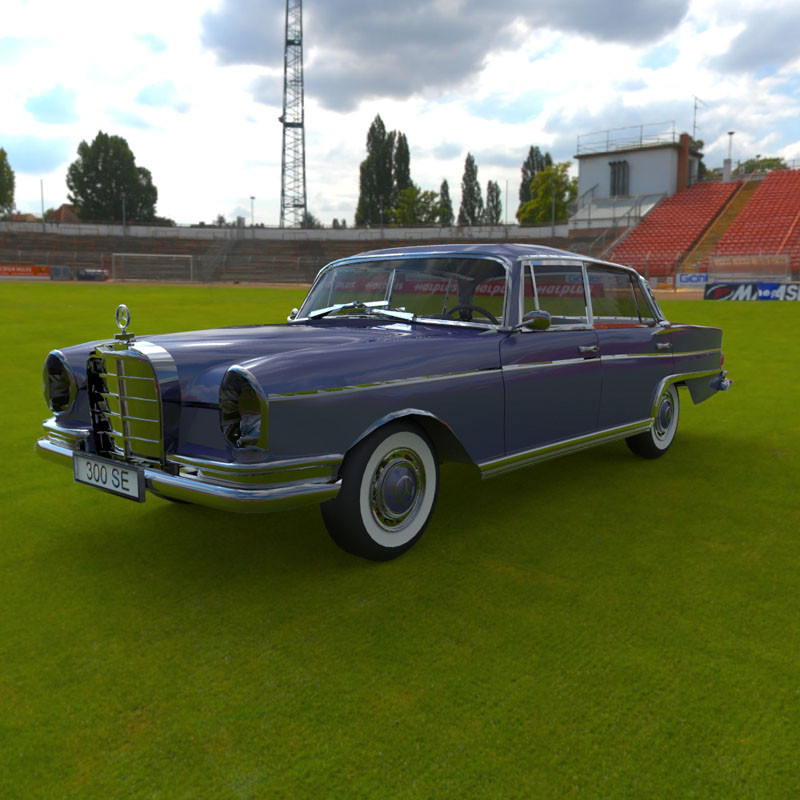 Mercedes 300 SE (for 3D Studio Max) by N/A